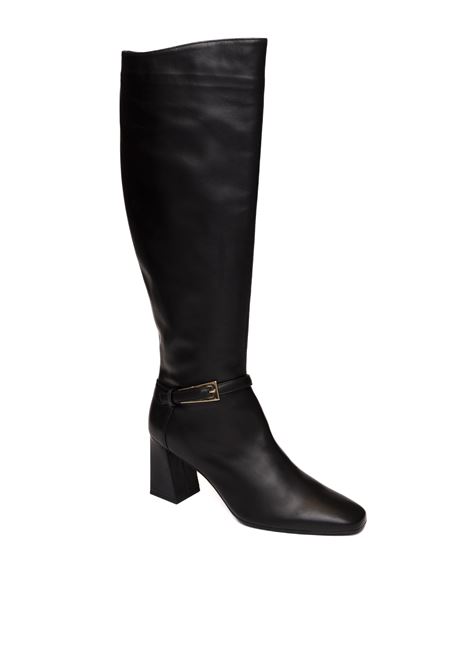 black nappa boot FRANCO RUSSO | 9762NAPPA-NERO